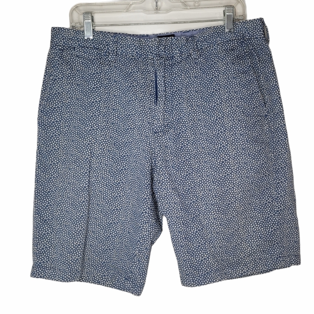J Crew Club Mens Ditsy Floral Bermuda Chino shorts Size 33 waist